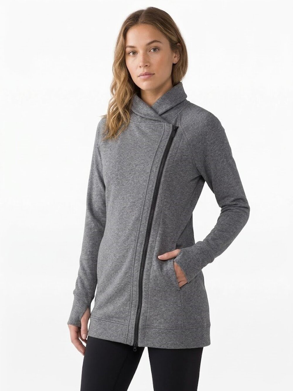 Lululemon Asymmetrical Zip-up Sweater Jacket